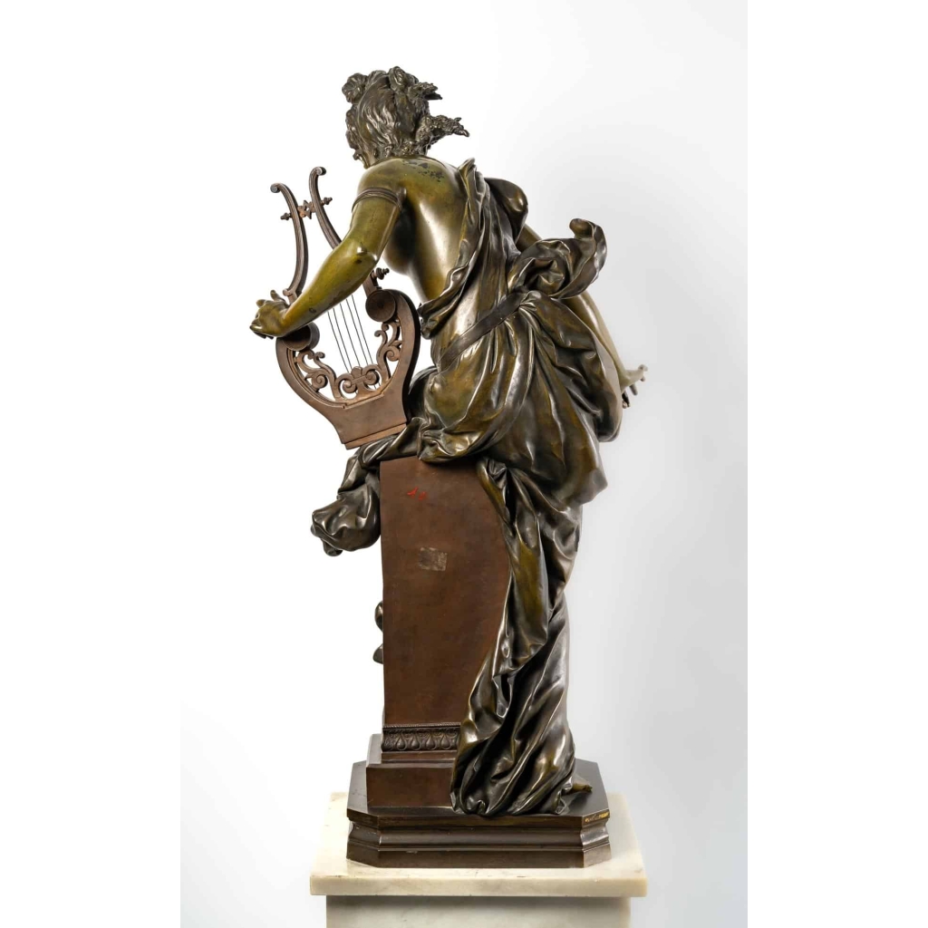 Figure en bronze Melodie D’Albert Ernest Carrier Belleuse XIXème siècle | Biron Figure en bronze Melodie D'Albert Ernest Carrier Belleuse XIXème siècle