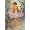 Huile sur panneau représentant une jeune danseuse, signée Morjs Lark | Biron Huile sur panneau représentant une jeune danseuse, signée Morjs Lark