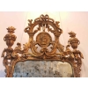 Miroir Italien en bois doré d’époque 18ème | Biron Miroir Italien en bois doré d’époque 18ème