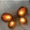 1970’Applique Papillon en Bronze ou Laiton, Duval Brasseur Ou Isabelle Faure, 4 Ampoules, Ailes d’Agate : 44 X H 46 cm | Biron 1970’Applique Papillon en Bronze ou Laiton, Duval Brasseur Ou Isabelle Faure, 4 Ampoules, Ailes d’Agate : 44 X H 46 cm