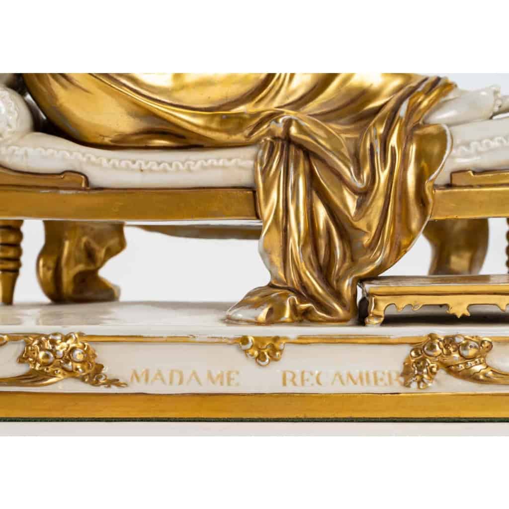 Madame Récamier en porcelaine, XIXème siècle | Biron Madame Récamier en porcelaine, XIXème siècle