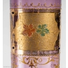 Paire de grands vases en cristal rehaussés à l’or. Début XXème siècle. | Biron Paire de grands vases en cristal rehaussés à l'or. Début XXème siècle.