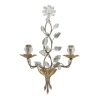 1950/70 Lustre Et Paire d’Appliques Maison Baguès Feuillage Et Fleurs | Biron 1950/70 Lustre Et Paire d'Appliques Maison Baguès Feuillage Et Fleurs