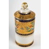 Pot couvert à motifs d’oiseaux, Le Tallec, XXème siècle | Biron Pot couvert à motifs d'oiseaux, Le Tallec, XXème siècle