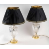 Paire de lampes dans le goût de la maison Baccarat | Biron ||||||
