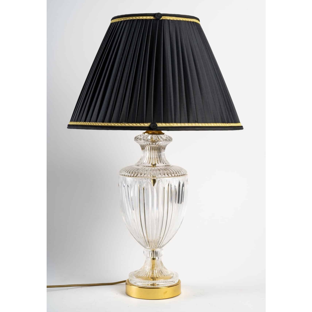 Paire de lampes dans le goût de la maison Baccarat | Biron Paire de lampes dans le goût de la maison Baccarat