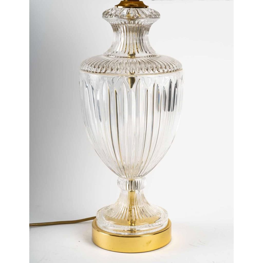 Paire de lampes dans le goût de la maison Baccarat | Biron Paire de lampes dans le goût de la maison Baccarat