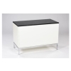 Buffet bas à corps en bois laqué blanc | Biron Buffet bas à corps en bois laqué blanc