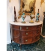 Commode demi-lune, en acajou, d’époque L XVI
