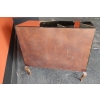 1940/50′ Commode Art Déco Miroir Vintage 3 Tiroirs 6 Poignées Verre 93 X 41 x cm