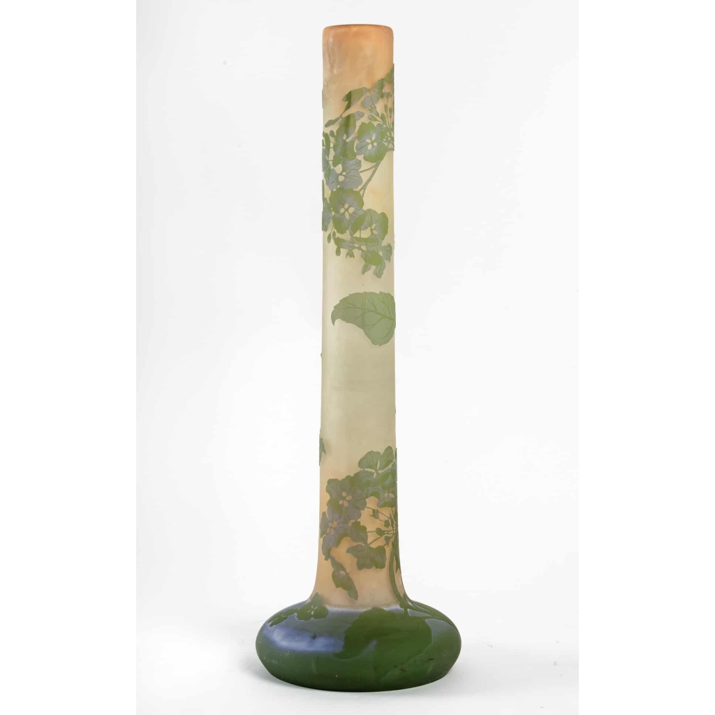 E. Gallé, Grand Vase Tube
