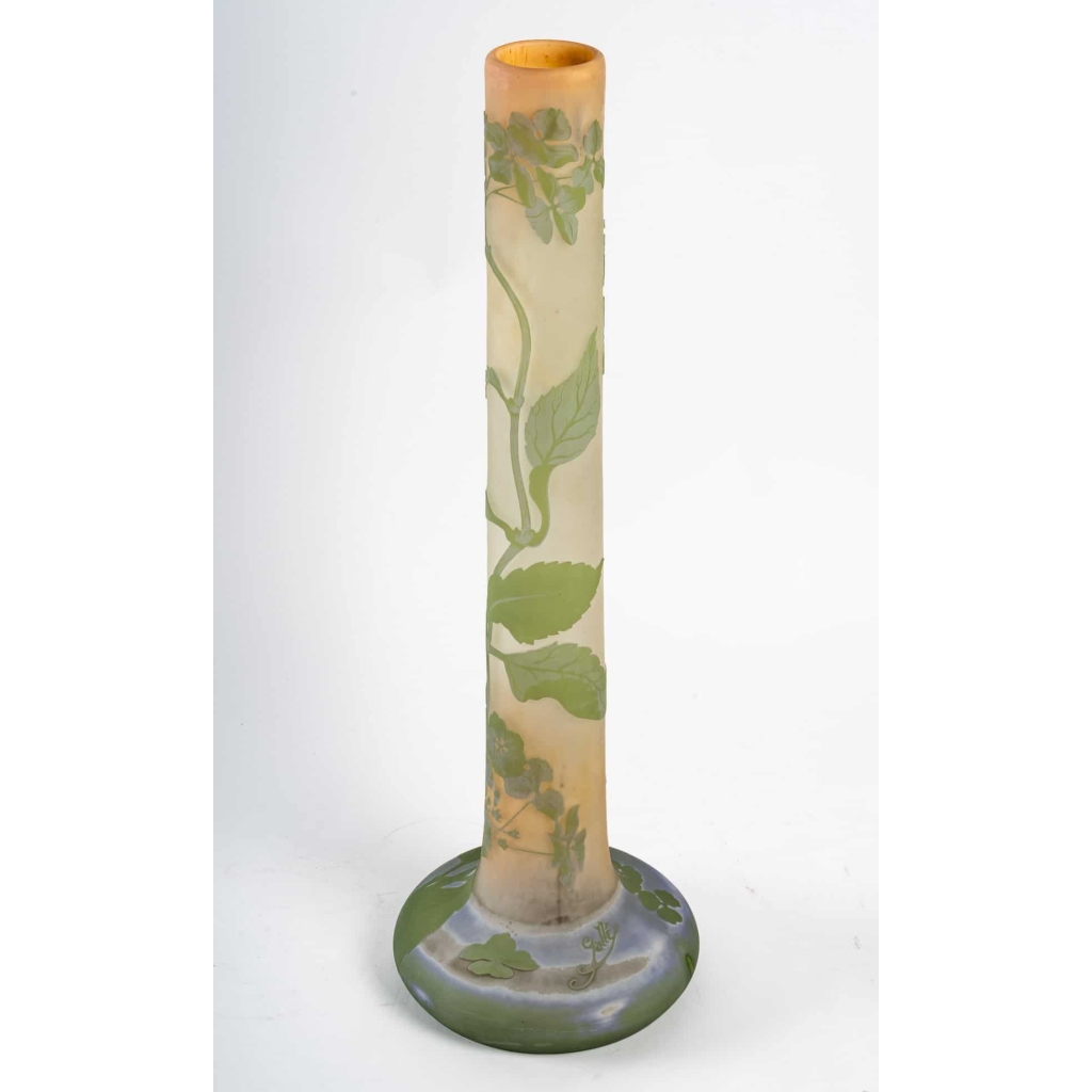 E. Gallé, Grand Vase Tube