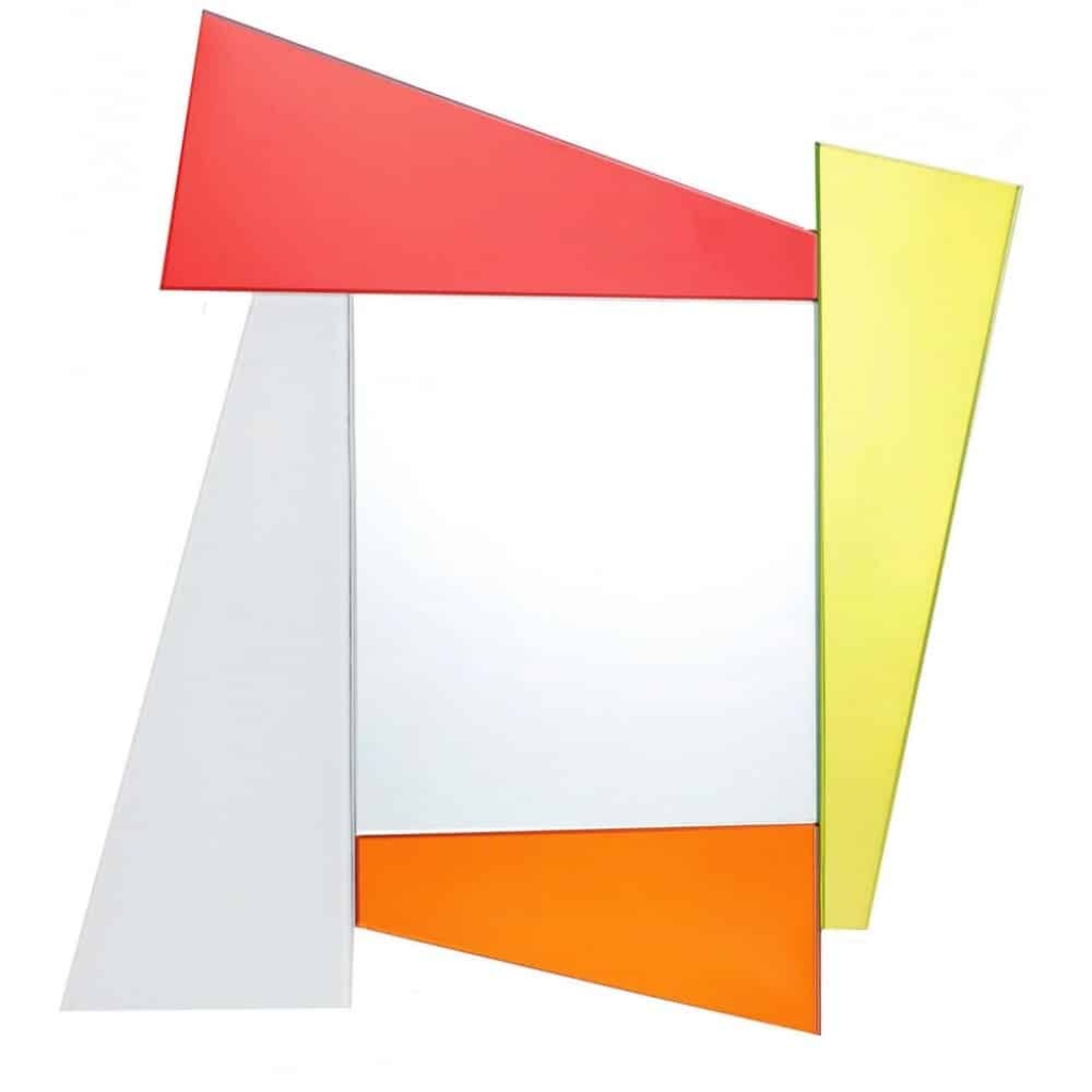 Miroir mural « Gli Specchi di Dioniso 1 » par Ettore Sottsass pour Glas Italia | Biron Miroir mural "Gli Specchi di Dioniso 1" par Ettore Sottsass pour Glas Italia