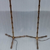 1970′ Paire De Lampadaires En Bronze Doré Maison Baguès Modèle Bambou H 142 cm | Biron 1970′ Paire De Lampadaires En Bronze Doré Maison Baguès Modèle Bambou H 142 cm