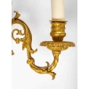 Paire d'appliques en bronze doré, style Louis XVI, époque Napoléon III