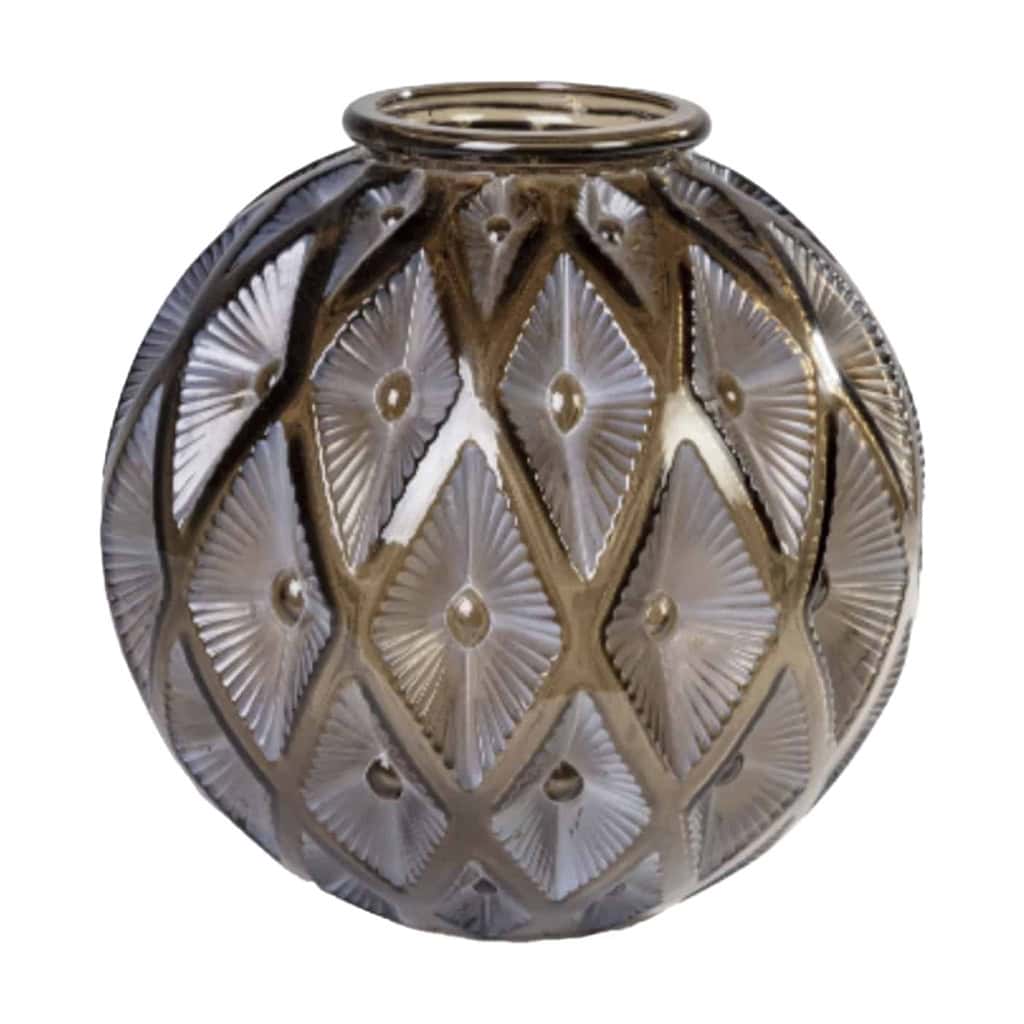 RENÉ LALIQUE vase en verre dépoli | Biron |||||