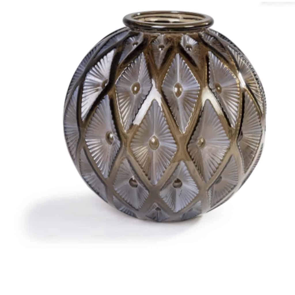 RENÉ LALIQUE vase en verre dépoli | Biron RENÉ LALIQUE vase en verre dépoli