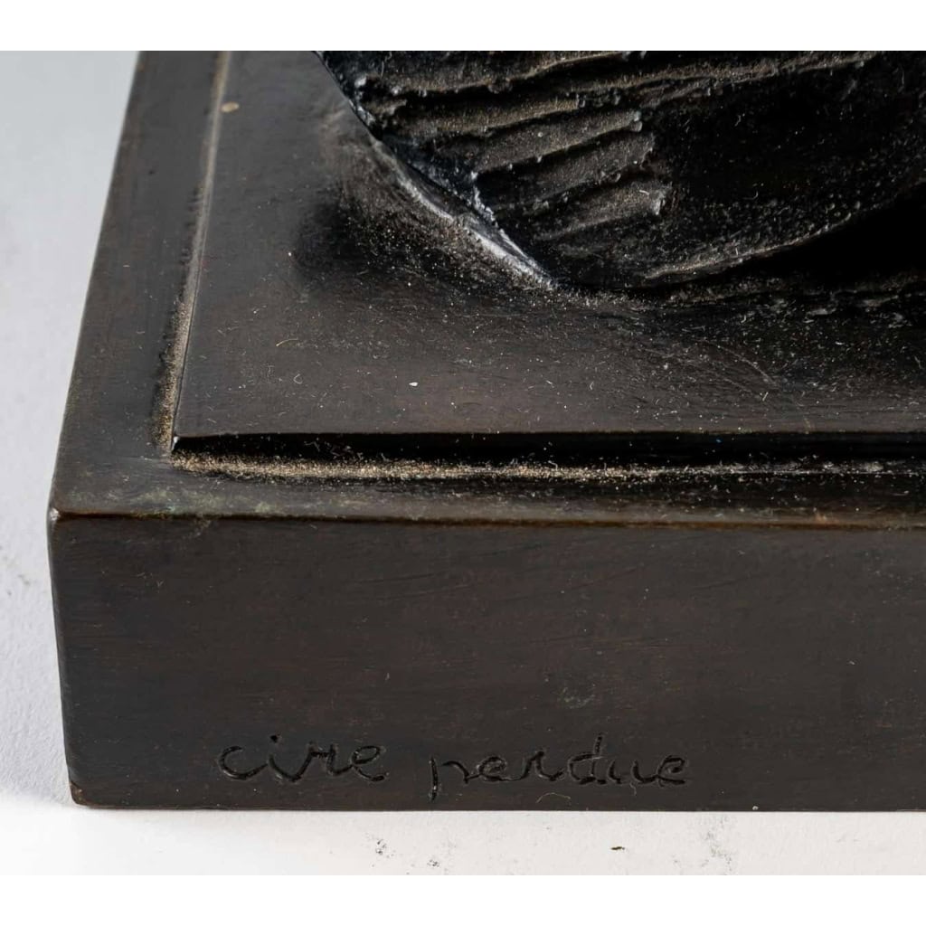 L’aigle, bronze d’Albéric Collin, XXème siècle | Biron L'aigle, bronze d'Albéric Collin, XXème siècle