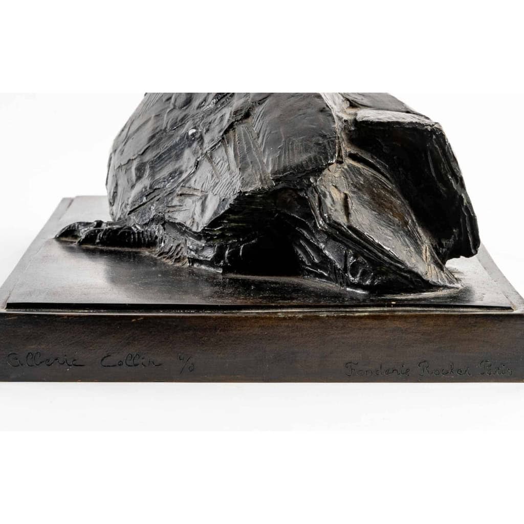 L’aigle, bronze d’Albéric Collin, XXème siècle | Biron L'aigle, bronze d'Albéric Collin, XXème siècle