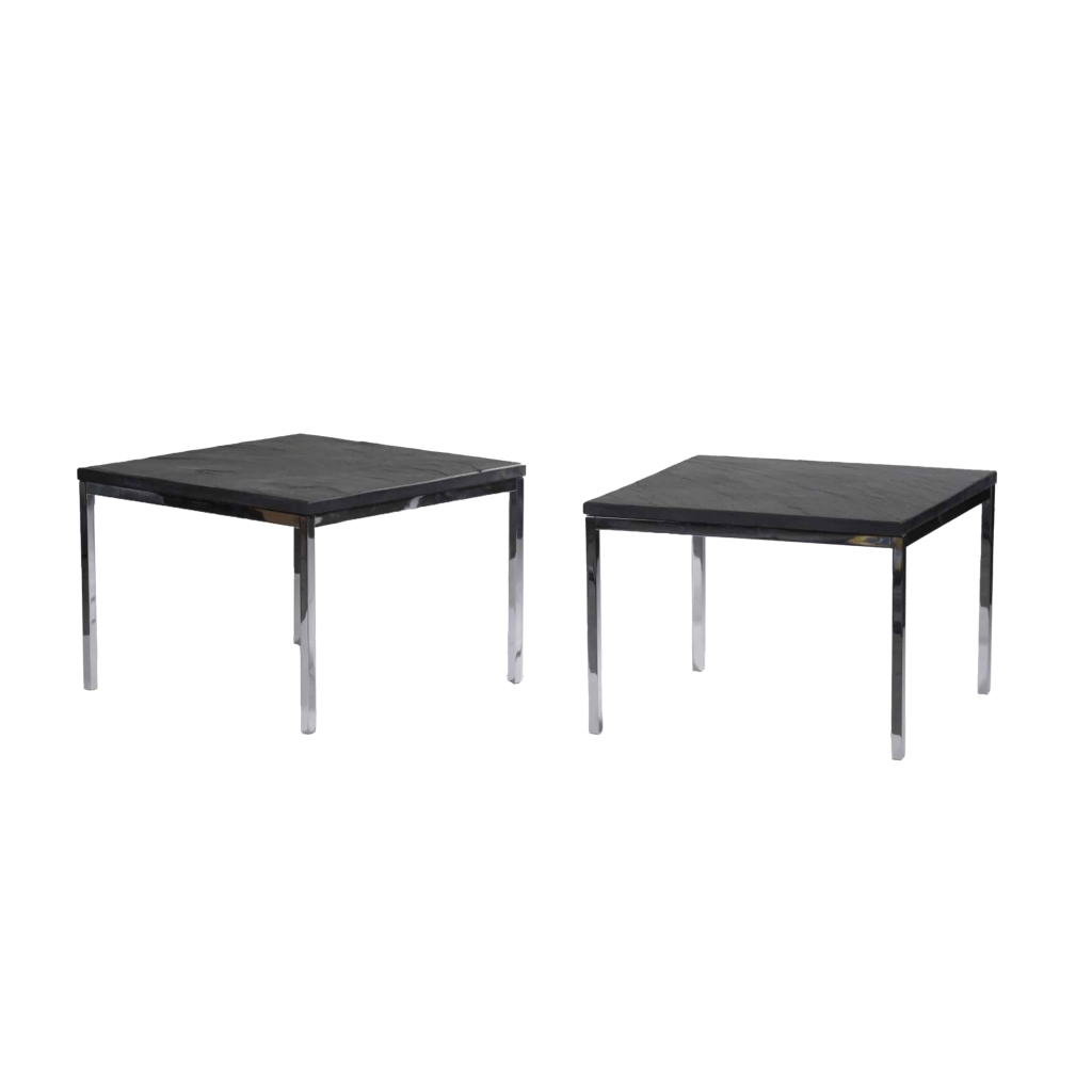 Florence KNOLL : Paire de tables basses | Biron |||||