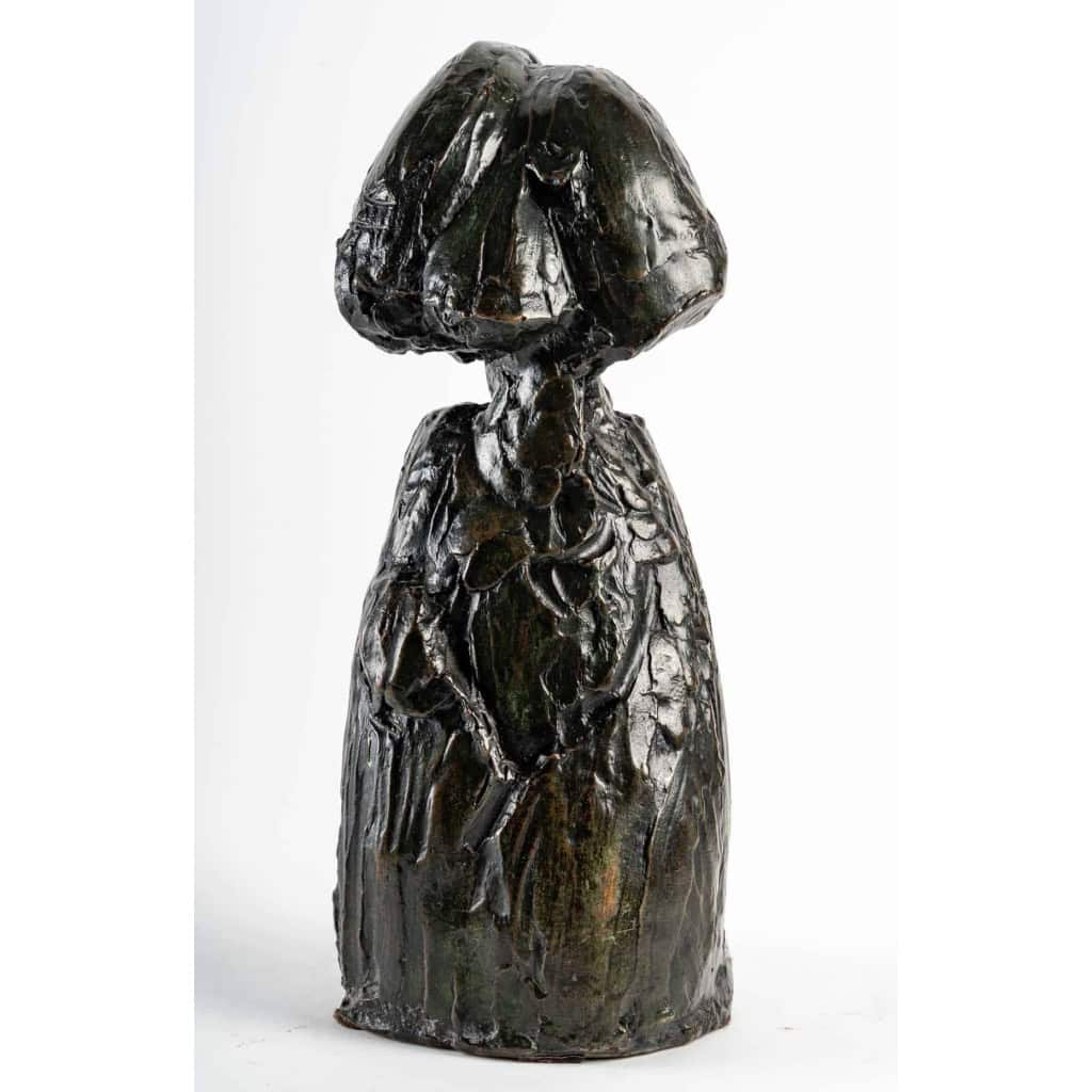 Le cacatoès, bronze d’Albéric COLLIN, XXème siècle | Biron Le cacatoès, bronze d'Albéric COLLIN, XXème siècle