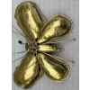 1970′ Paire D’Appliques Papillon en Bronze/Laiton, Duval Brasseur Ou Isabelle Faure, 4 Ampoules, Ailes d’Agate: 53X45cm | Biron 1970′ Paire D’Appliques Papillon en Bronze/Laiton, Duval Brasseur Ou Isabelle Faure, 4 Ampoules, Ailes d’Agate: 53X45cm
