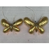 1970′ Paire D’Appliques Papillon en Bronze/Laiton, Duval Brasseur Ou Isabelle Faure, 4 Ampoules, Ailes d’Agate: 53X45cm | Biron 1970′ Paire D’Appliques Papillon en Bronze/Laiton, Duval Brasseur Ou Isabelle Faure, 4 Ampoules, Ailes d’Agate: 53X45cm