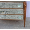 1960/70 Commode Art Déco Miroir 3 Tiroirs Décorés