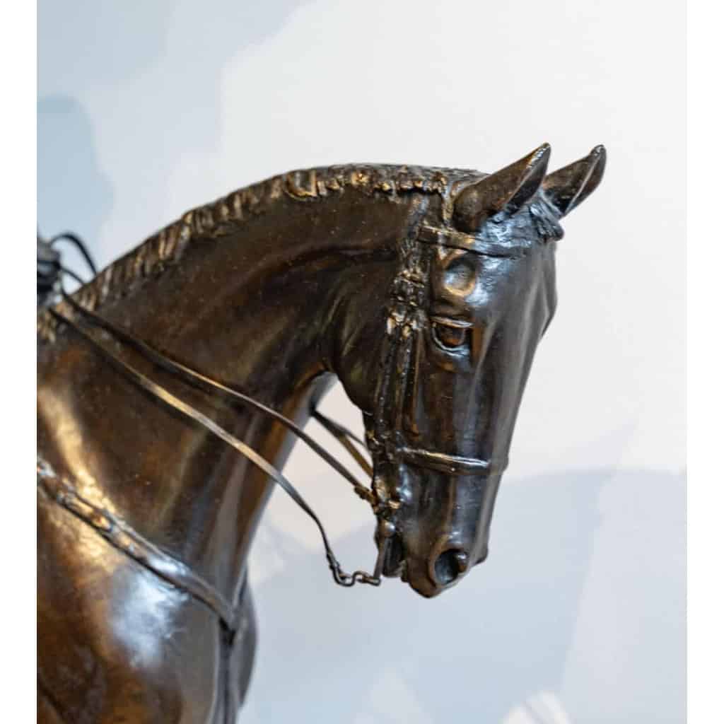 Maréchal Foch à cheval, bronze signé Georges Malissard (1877-1942) | Biron Maréchal Foch à cheval, bronze signé Georges Malissard (1877-1942)