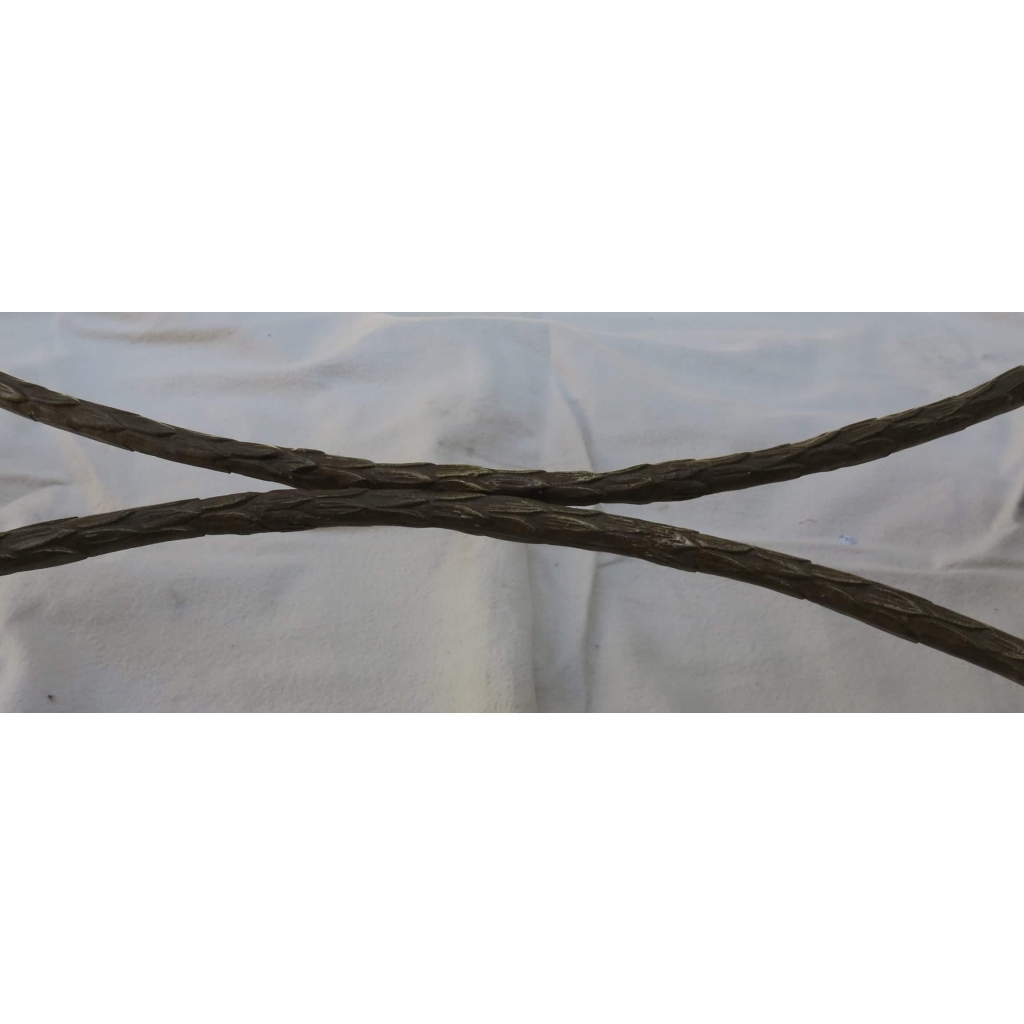 1970′ Table Basse en Bronze Maison Baguès, Entretoise