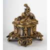 Boîte en bronze doré et argenté, XIXème siècle | Biron Boîte en bronze doré et argenté, XIXème siècle