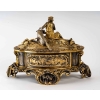 Boîte en bronze doré et argenté, XIXème siècle | Biron Boîte en bronze doré et argenté, XIXème siècle
