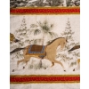 Tissu en lin « Eléphants et chevaux » | Biron Tissu en lin "Eléphants et chevaux"