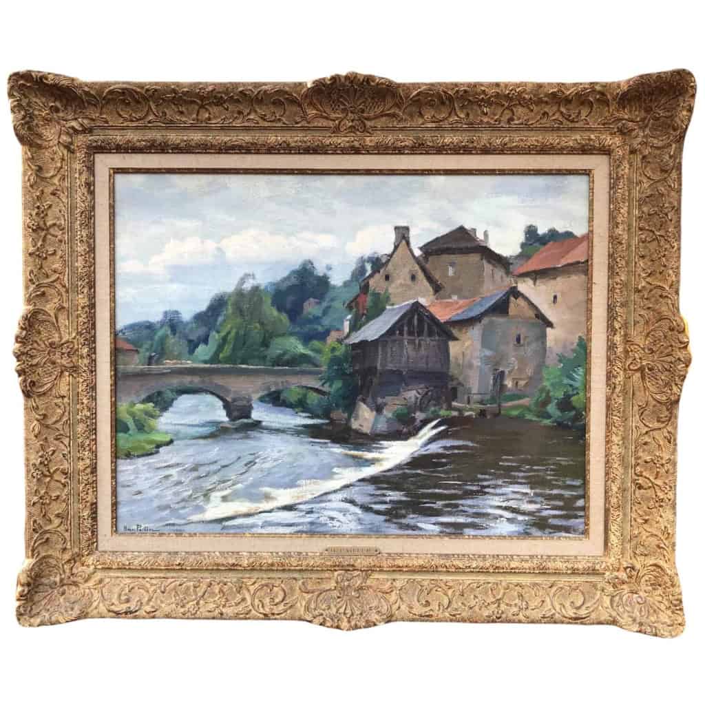 PAILLER Henri Peinture Française 20è Siècle Ecole De Crozant Le Moulin dans La Creuse Huile Signée | Biron ||||||