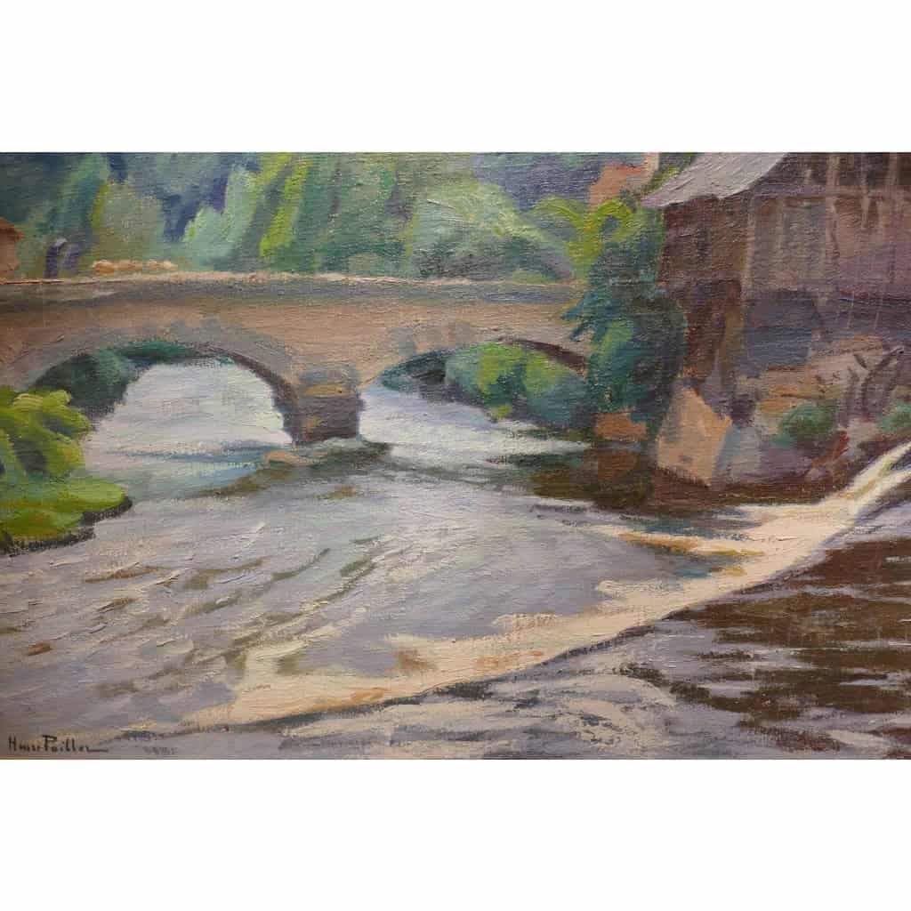 PAILLER Henri Peinture Française 20è Siècle Ecole De Crozant Le Moulin dans La Creuse Huile Signée | Biron PAILLER Henri Peinture Française 20è Siècle Ecole De Crozant Le Moulin dans La Creuse Huile Signée