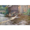 PAILLER Henri Peinture Française 20è Siècle Ecole De Crozant Le Moulin dans La Creuse Huile Signée | Biron PAILLER Henri Peinture Française 20è Siècle Ecole De Crozant Le Moulin dans La Creuse Huile Signée