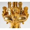 Paire de candélabres style Louis XVI, bronze doré. | Biron Paire de candélabres style Louis XVI, bronze doré.