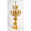 Paire de candélabres style Louis XVI, bronze doré. | Biron Paire de candélabres style Louis XVI, bronze doré.