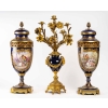 Vase couvert en porcelaine et bronze, XXème siècle | Biron ||||||||||||||||