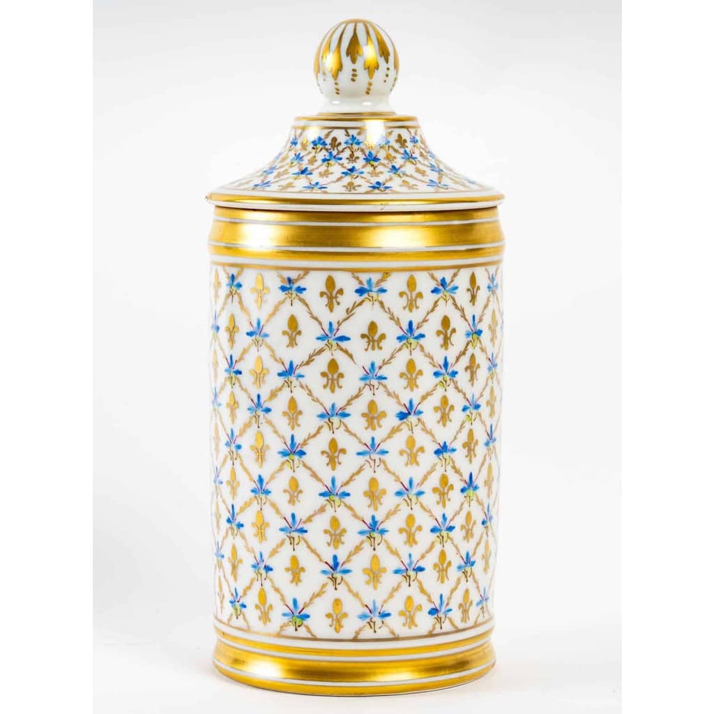 Pot couvert à fleurs de lys, Le Tallec, 1960 | Biron ||||||||