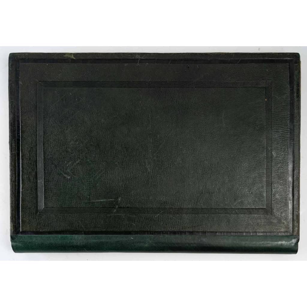 Atypique sous main en malachite Russe et bronze doré XIX siècle | Biron Atypique sous main en malachite Russe et bronze doré XIX siècle