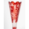 Paire de vases en bohême en forme flûte, XIXème siècle | Biron Paire de vases en bohême en forme flûte, XIXème siècle