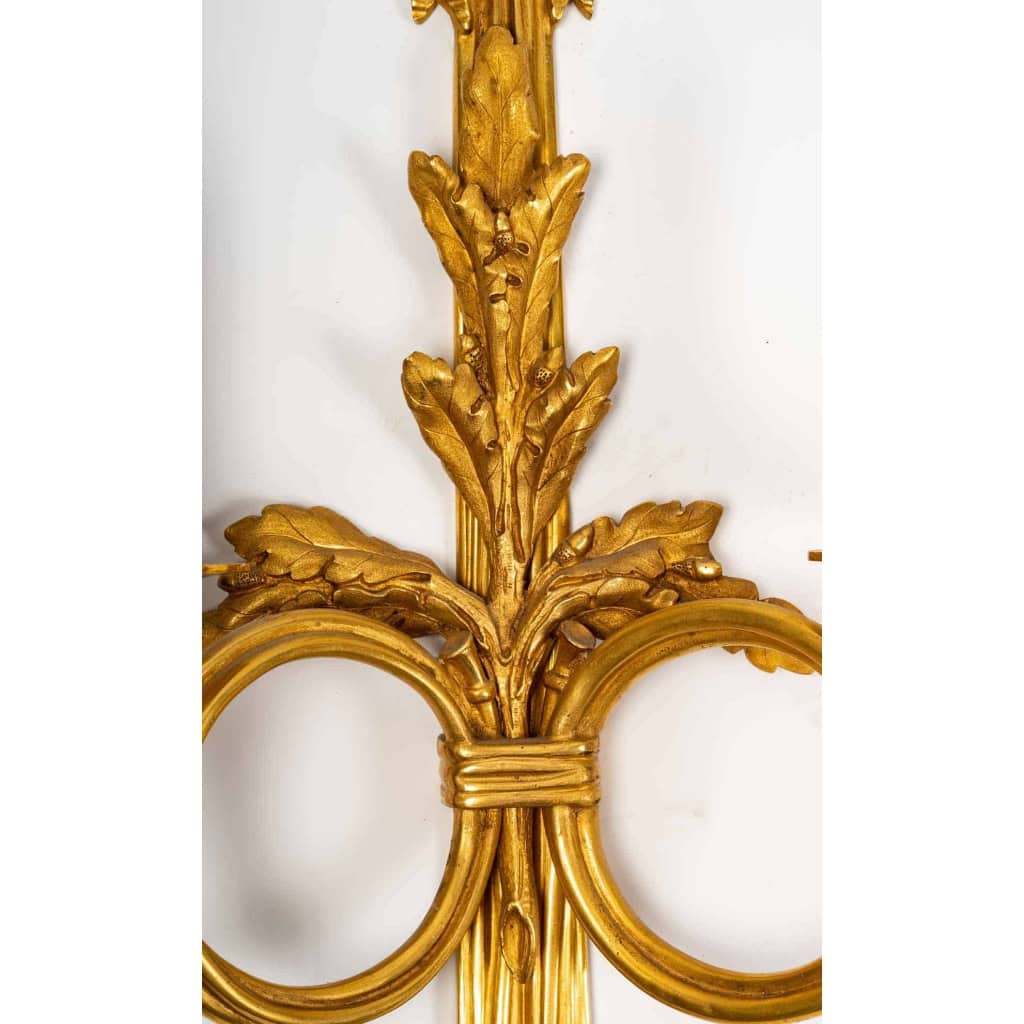 Suite de 4 appliques, début XXème siècle | Biron Suite de 4 appliques, début XXème siècle