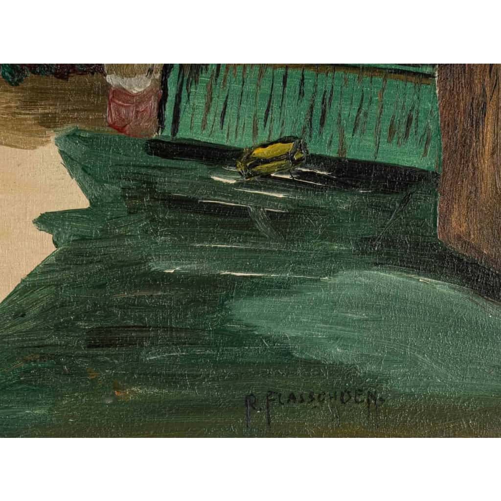 Tableau orientaliste début XXème siècle | Biron Tableau orientaliste début XXème siècle