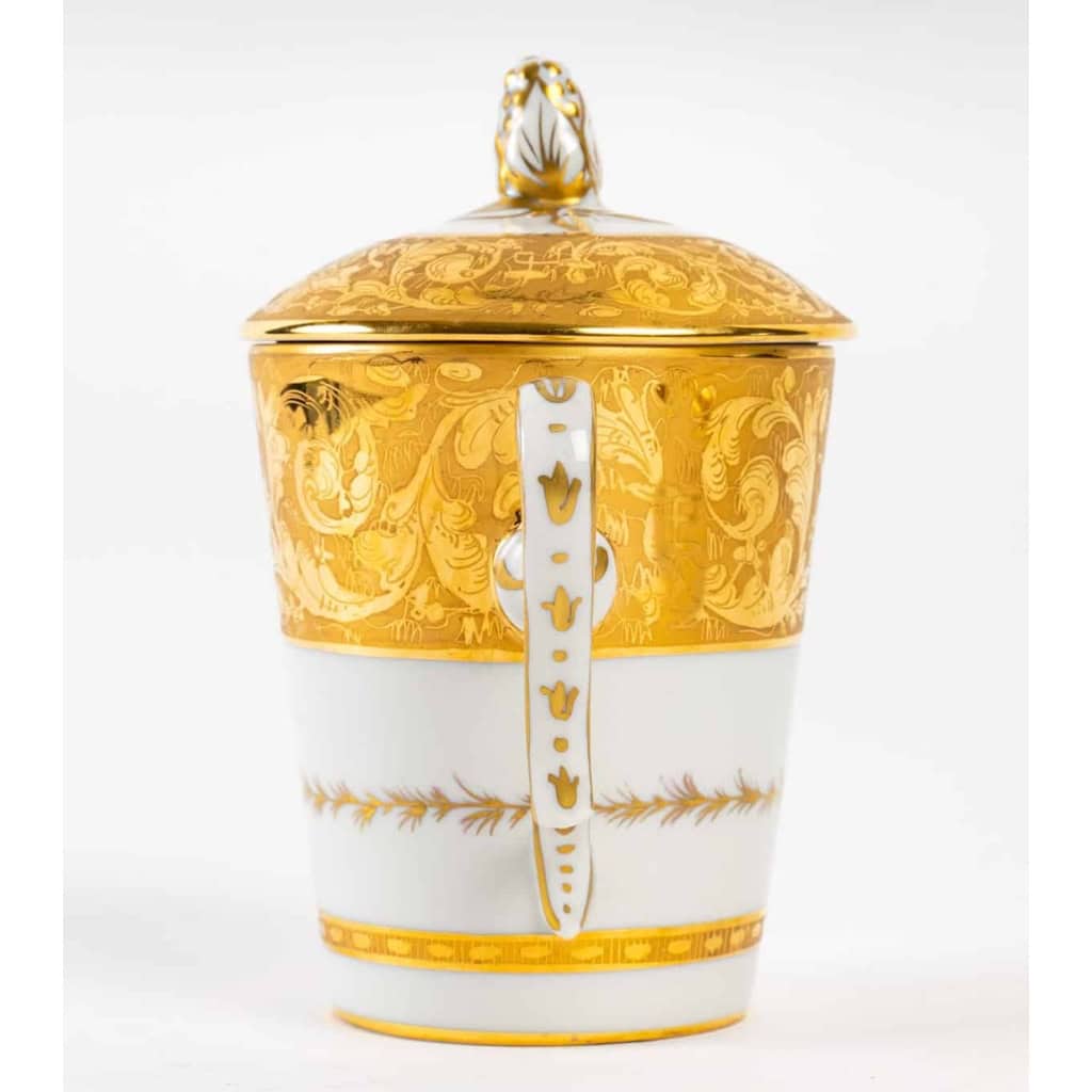 Trembleuse Le Tallec blanche et or | Biron Trembleuse Le Tallec blanche et or