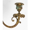 Paire d'appliques en bronze et émail, XIXème siècle
