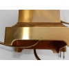 1950/70 Paire de Lampes Aux Roseaux en Laiton et Bronze Doré Signées Charles | Biron 1950/70 Paire de Lampes Aux Roseaux en Laiton et Bronze Doré Signées Charles
