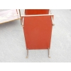 1950′ Paire de Tables Maison Baguès Décor Bambou en Bronze Doré Avec Plateaux Laque de Chine 60 X 35 X H 56