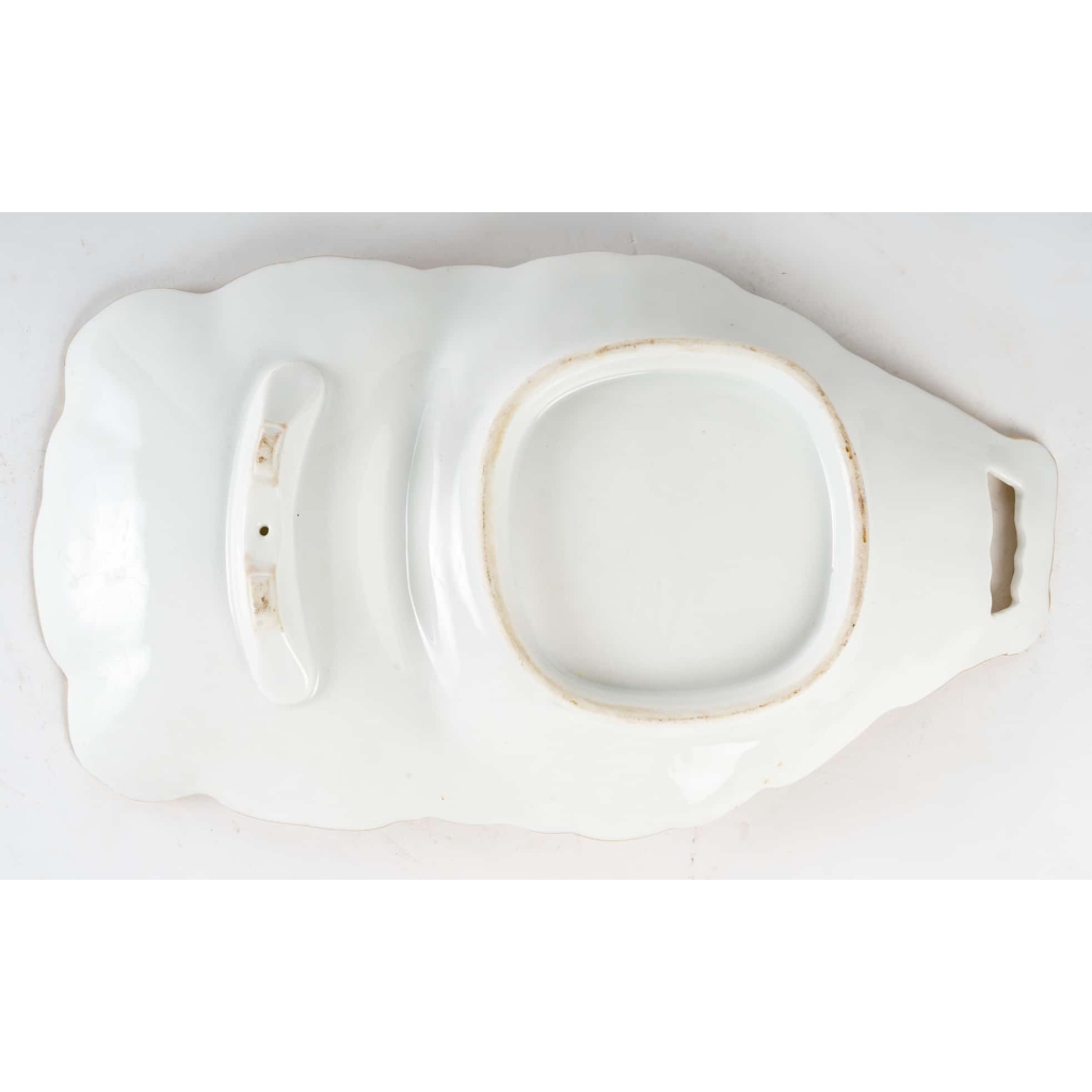  » Tartineur « fleuri en porcelaine de Paris, XIXème siècle | Biron " Tartineur "fleuri en porcelaine de Paris, XIXème siècle