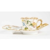  » Tartineur « fleuri en porcelaine de Paris, XIXème siècle | Biron " Tartineur "fleuri en porcelaine de Paris, XIXème siècle